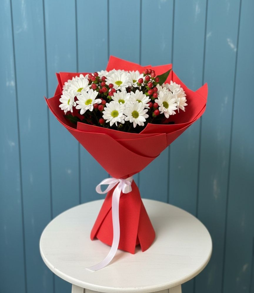 Букет цветов из: Хризантемы в Мирном Республика Крым