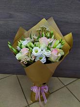 Букет цветов из:  Розы и Лизиантусы #REPLACE_PRED# Мирном Республика Крым