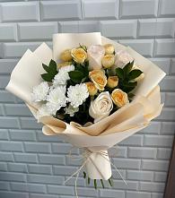Букет цветов из:  Розы и Хризантемы в Мирном Республика Крым