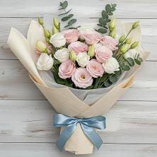 Букет цветов из:  Лизиантусы в Мирном Республика Крым