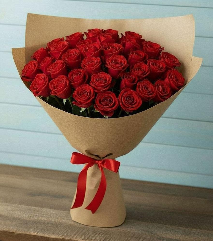 Букет Красные розы Милано в Мирном Республика Крым