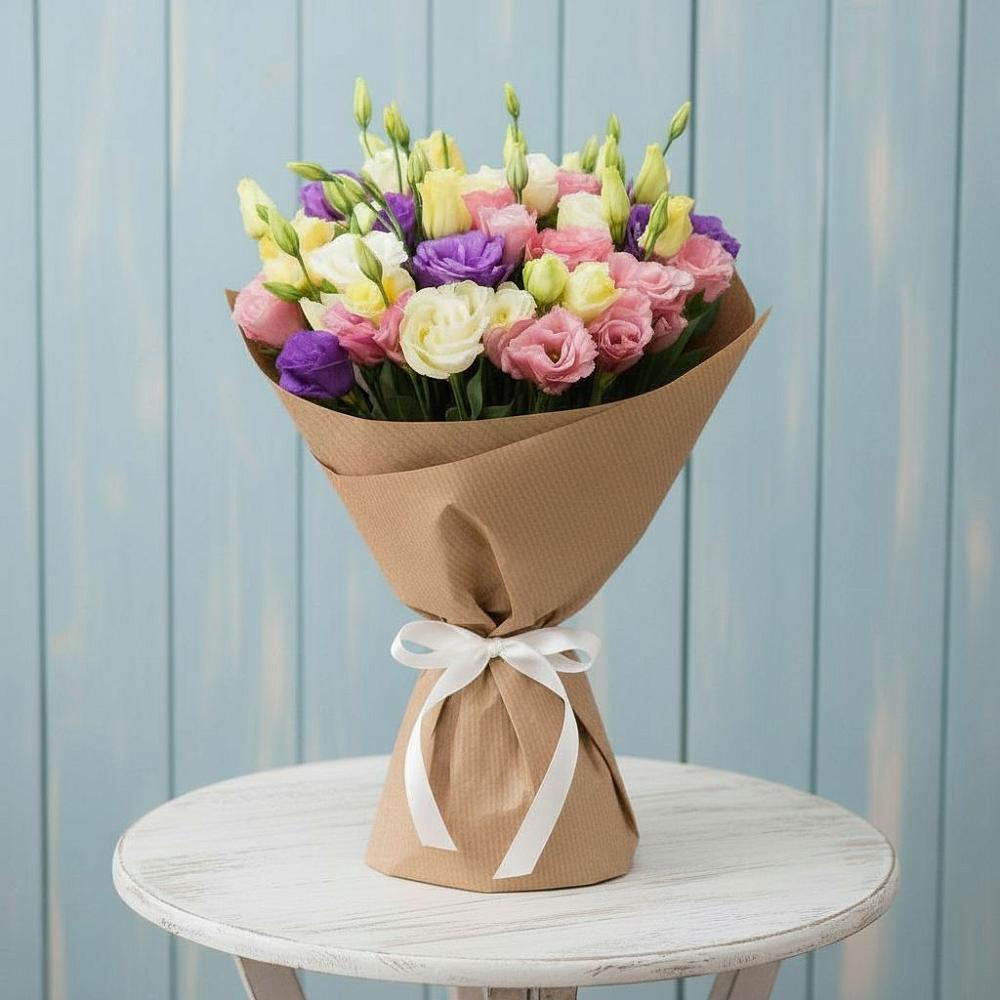 Букет цветов из: Лизиантусы в Мирном Республика Крым