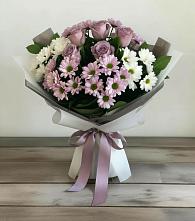 Букет цветов из:  Хризантемы и Розы в Мирном Республика Крым