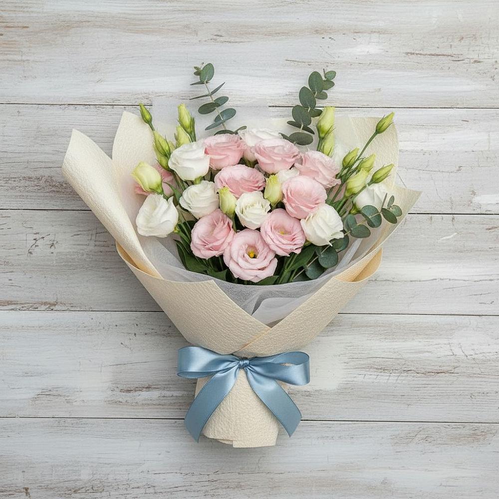 Букет цветов из: Лизиантусы в Мирном Республика Крым